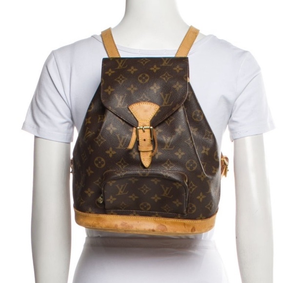 Louis Vuitton Handbags - Louis Vuitton backpack montsouris LV monogram bag mm vintage designer backpack
